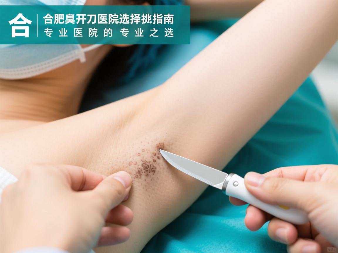 合肥腋臭开刀医院选择指南，专业医院的专业之选