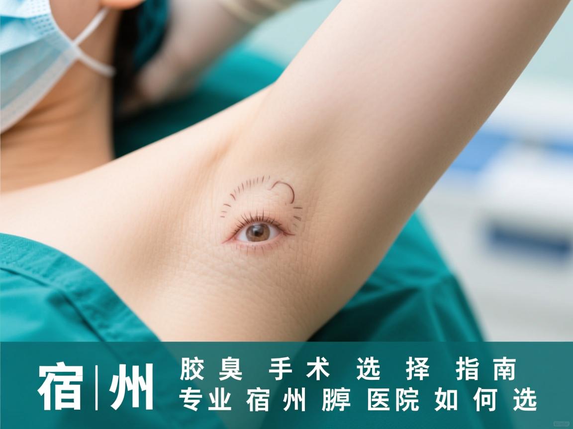 宿州腋臭手术选择指南，宿州专业腋臭医院如何选