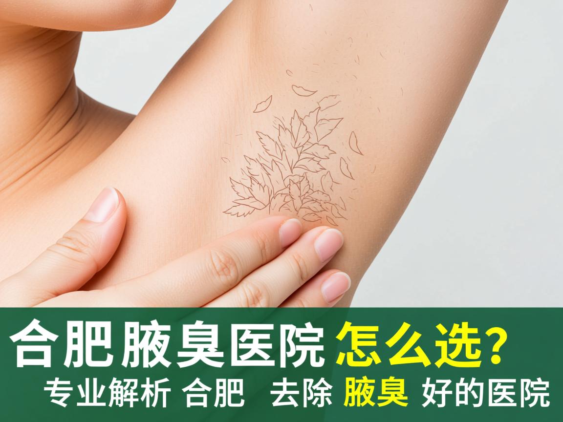 合肥腋臭医院怎么选？专业解析合肥去除腋臭好的医院