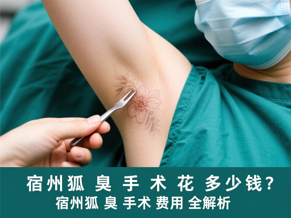 宿州狐臭手术花多少钱？宿州狐臭手术费用全解析