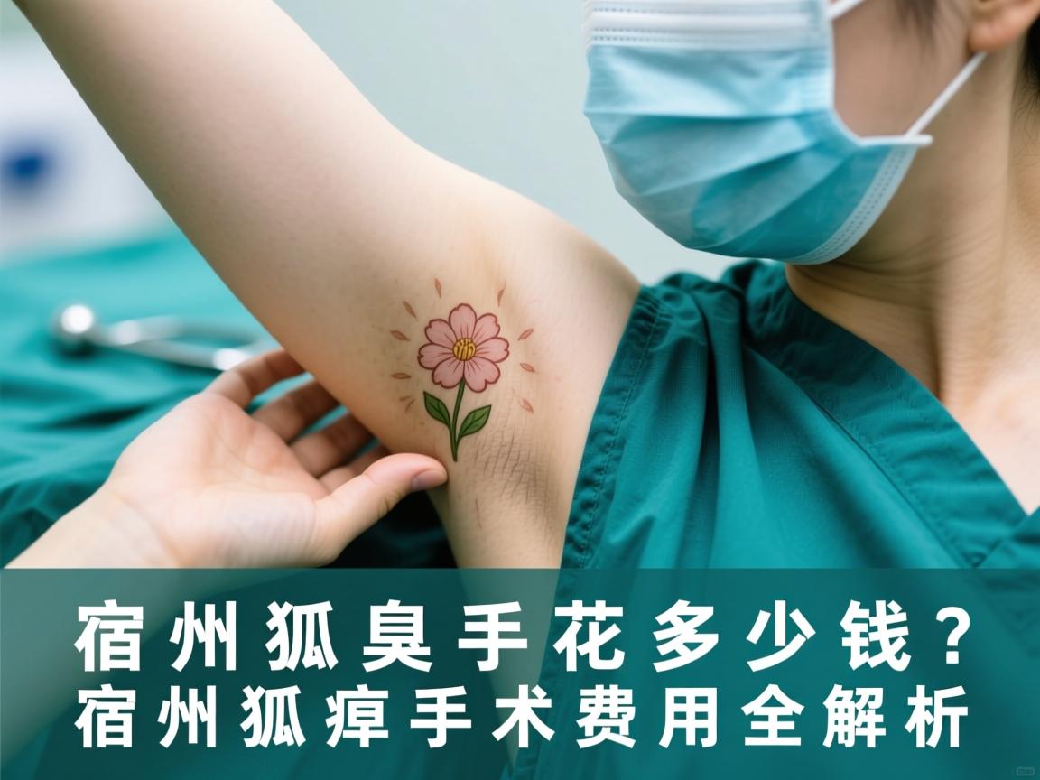 宿州狐臭手术花多少钱？宿州狐臭手术费用全解析