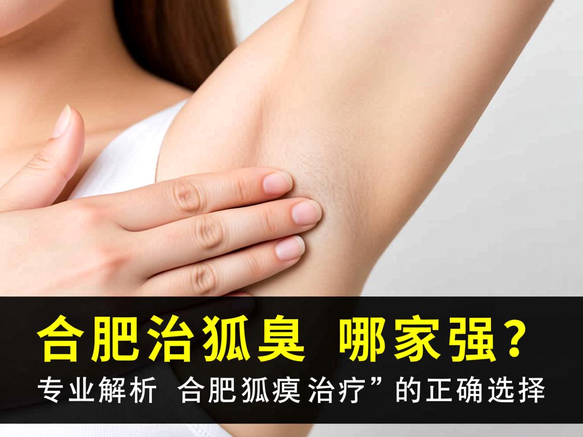 合肥治狐臭哪家强？专业解析合肥狐臭治疗的正确选择