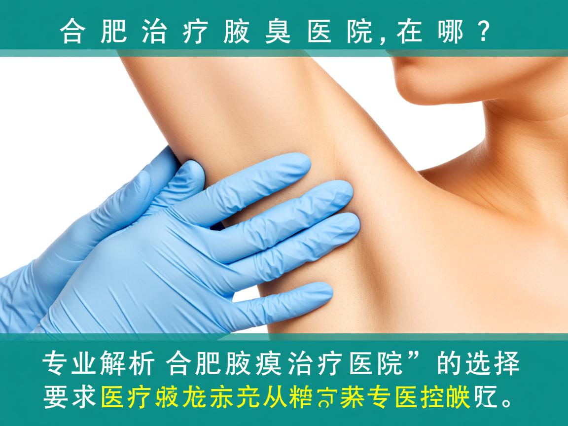 合肥治疗腋臭医院在哪？专业解析合肥腋臭治疗医院的选择