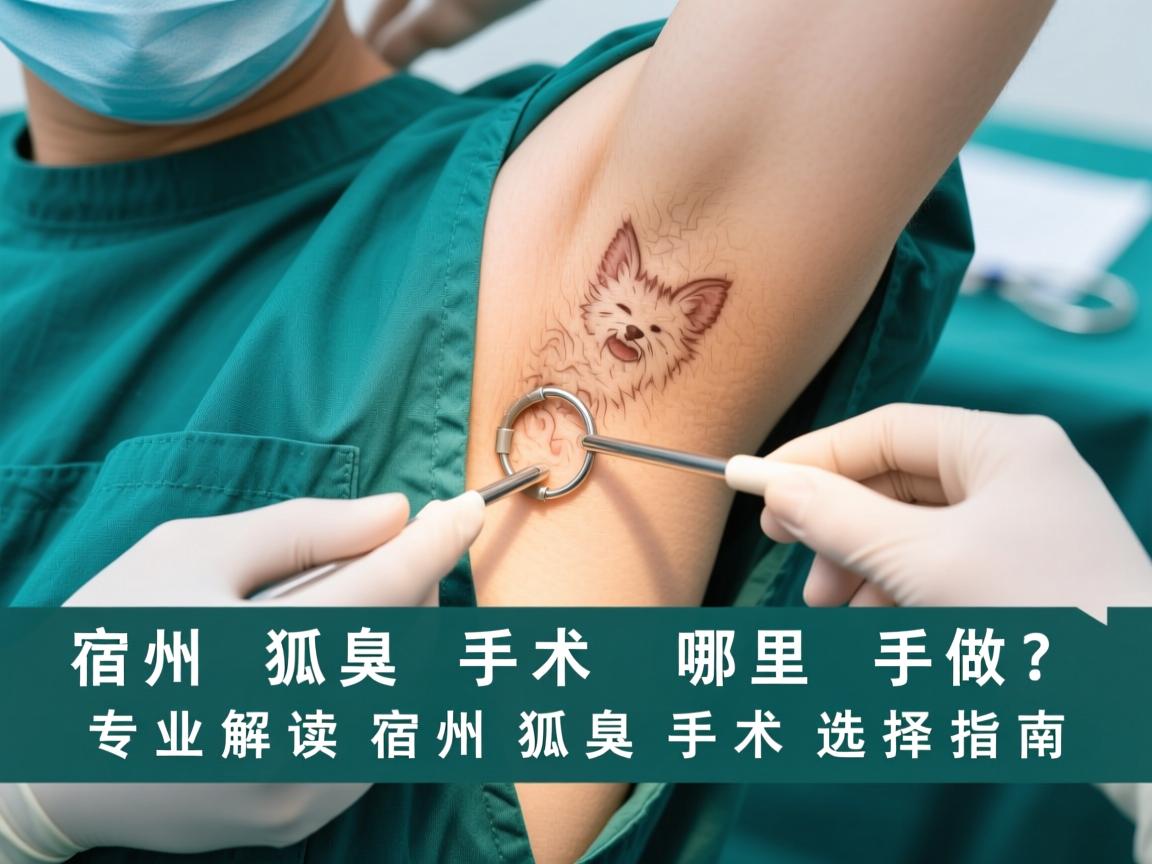宿州狐臭手术哪里做？专业解读宿州狐臭手术选择指南