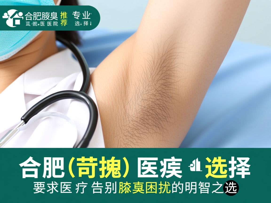 合肥腋臭医院推荐，专业选择，告别腋臭困扰的明智之选