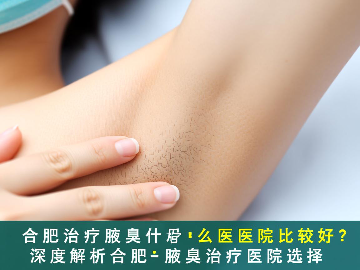 合肥治疗腋臭什么医院比较好？深度解析合肥腋臭治疗医院选择
