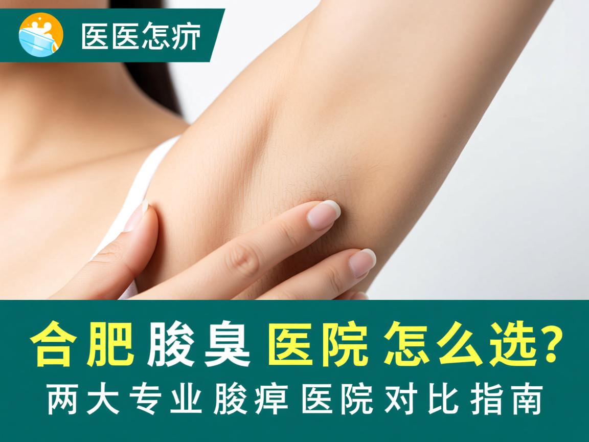 合肥腋臭医院怎么选？两大专业腋臭医院对比指南