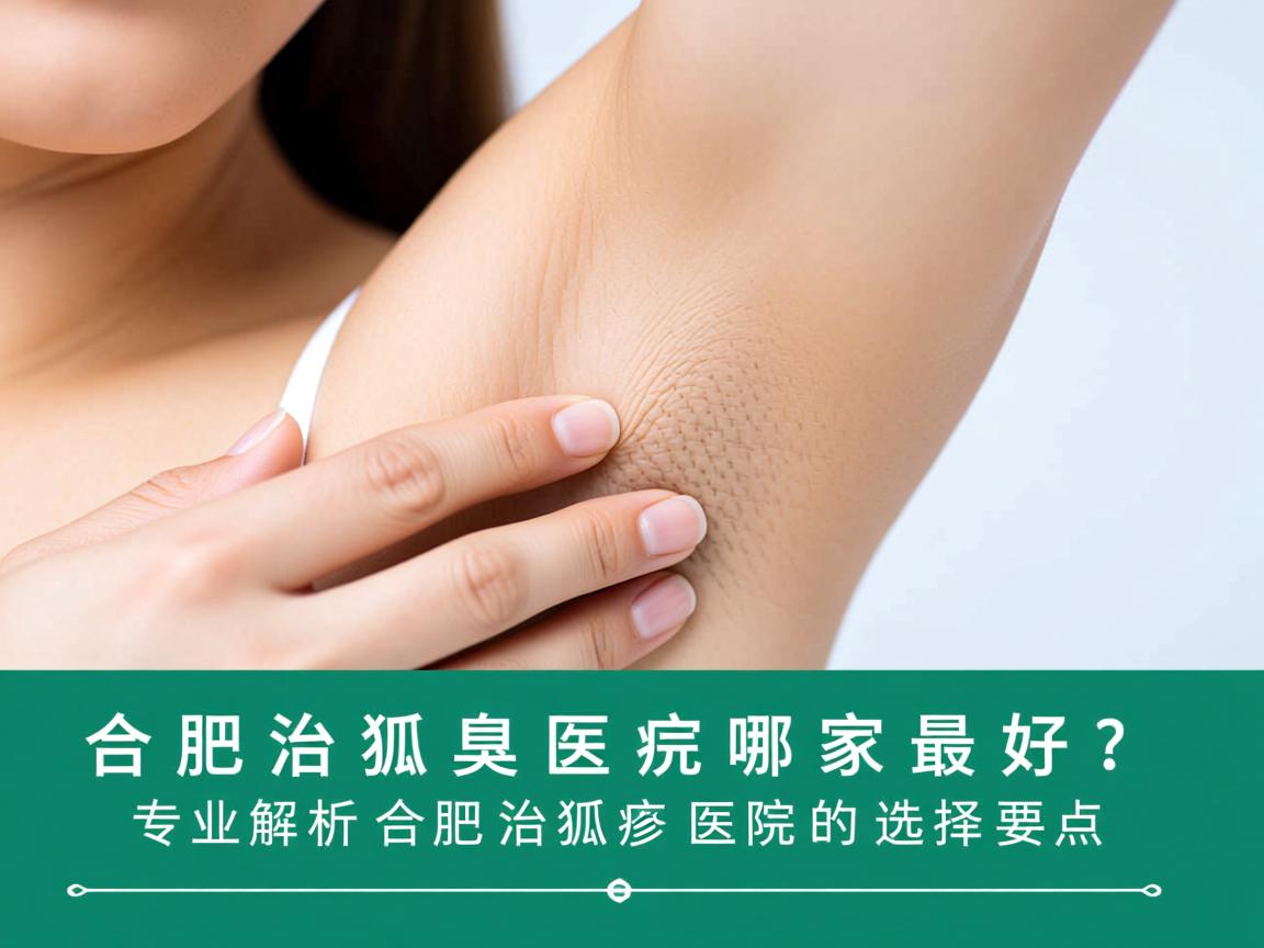 合肥治狐臭医院哪家最好？专业解析合肥治狐臭医院的选择要点