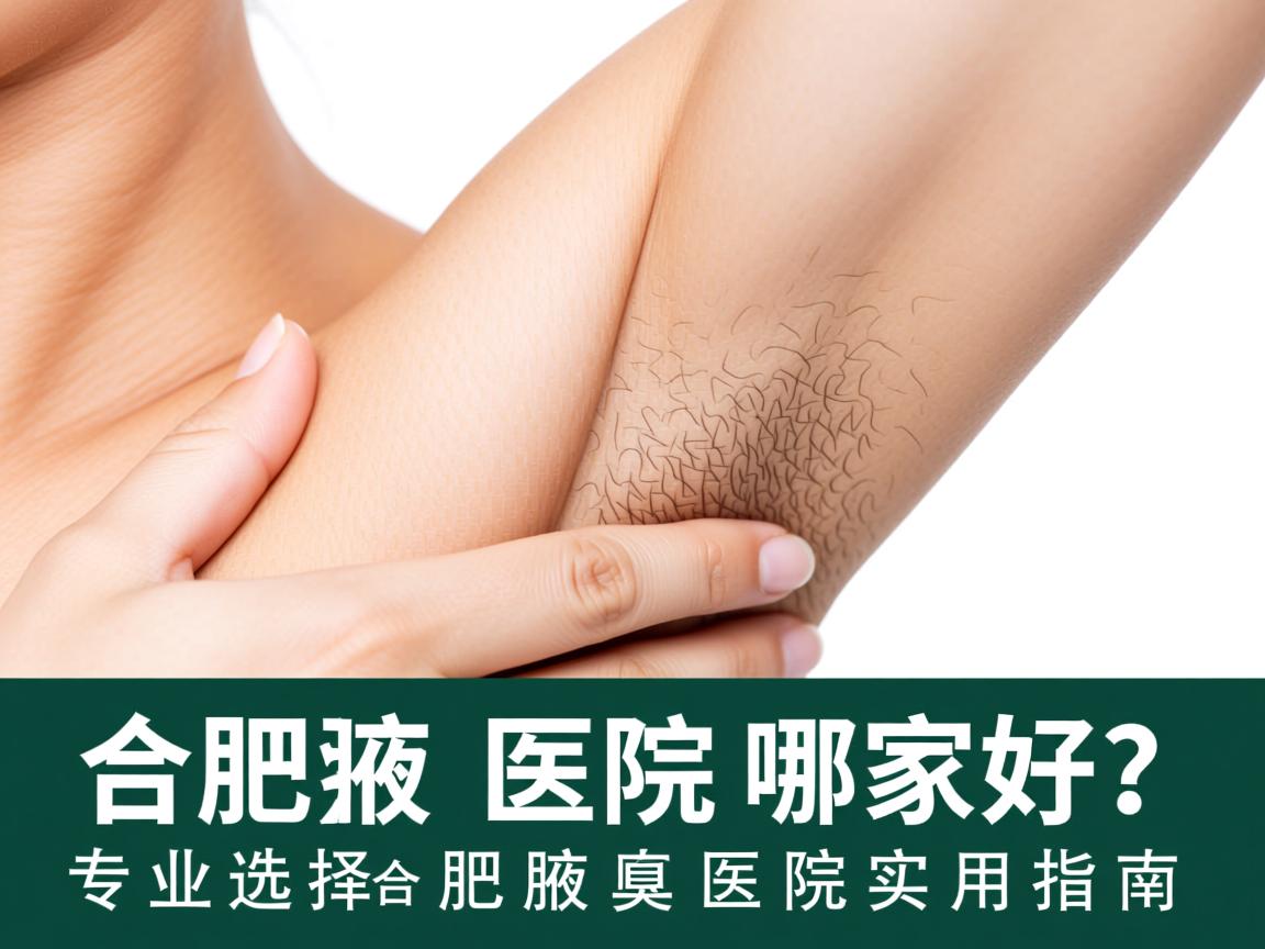 合肥腋臭医院哪家好？专业选择合肥腋臭医院的实用指南