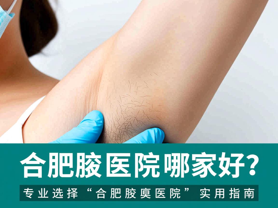 合肥腋臭医院哪家好？专业选择合肥腋臭医院的实用指南