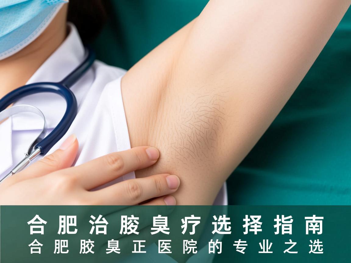 合肥腋臭治疗选择指南，聚焦合肥腋臭正规医院的专业之选