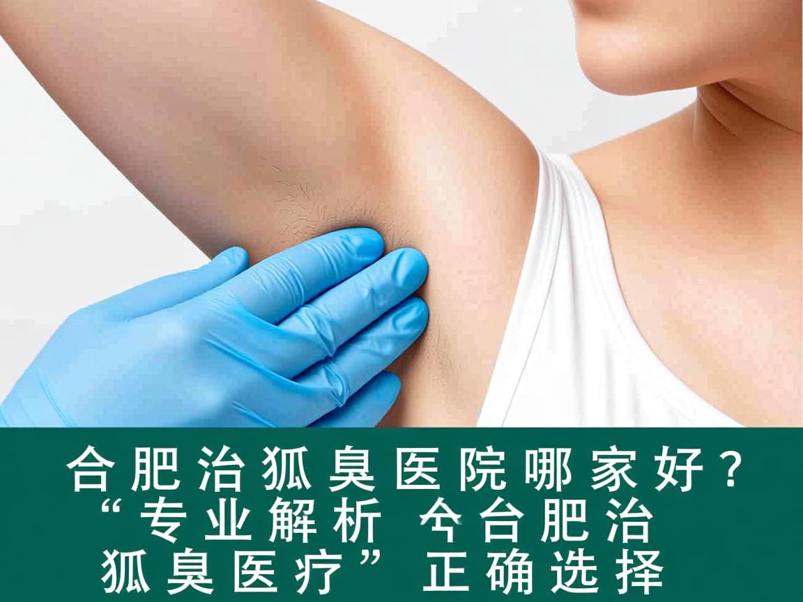 合肥治狐臭医院哪家好？专业解析合肥治狐臭医院的正确选择
