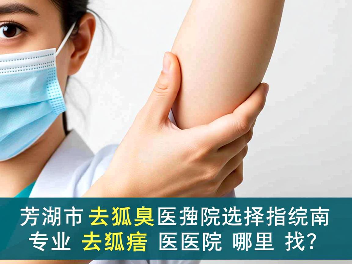 芜湖市去狐臭医院选择指南，专业去狐臭医院哪里找？