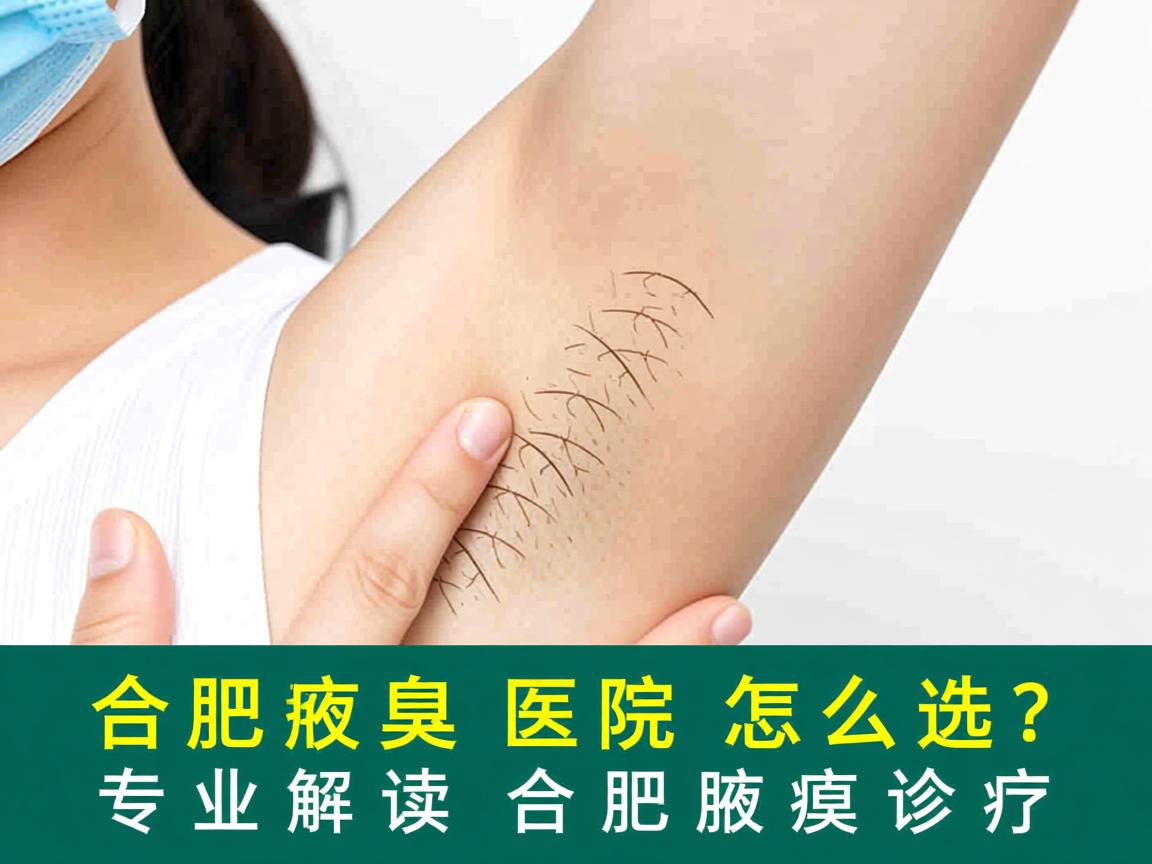 合肥腋臭医院怎么选？专业解读合肥腋臭诊疗