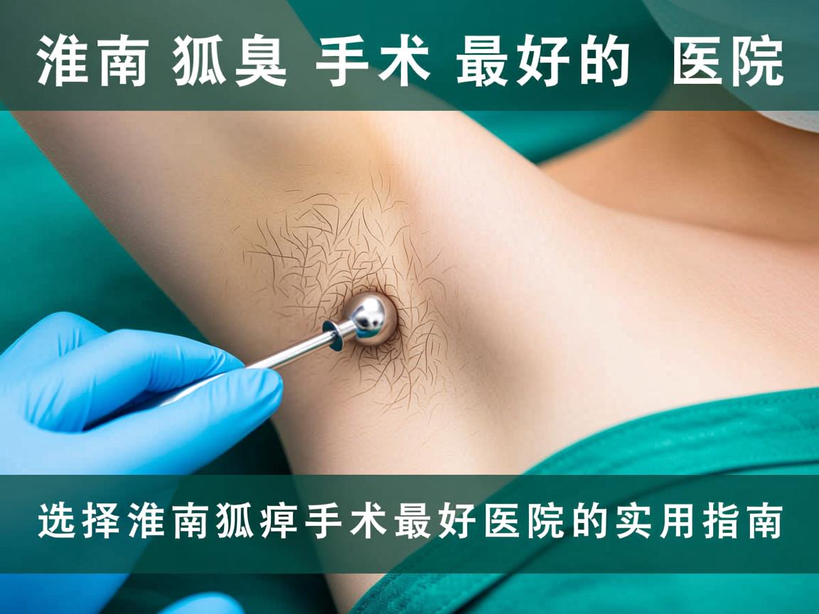 淮南狐臭手术最好的医院，选择淮南狐臭手术最好医院的实用指南