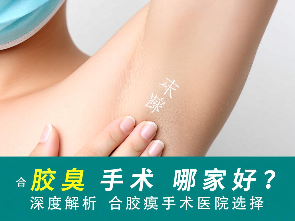 合肥腋臭手术哪家好？深度解析合肥腋臭手术医院选择