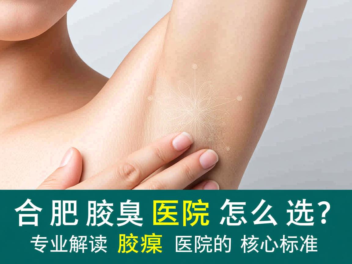 合肥腋臭医院怎么选？专业解读腋臭医院的核心标准