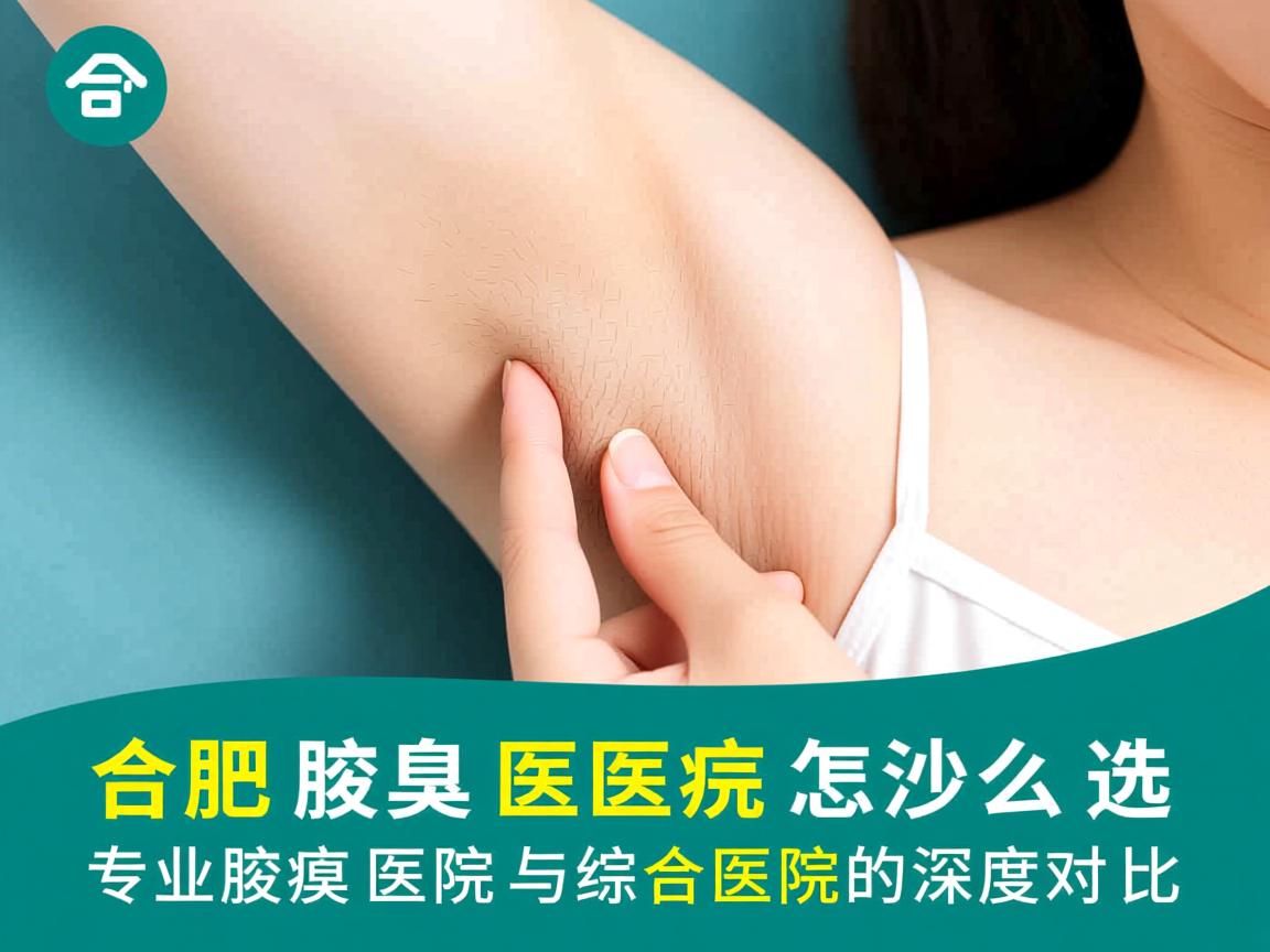 合肥腋臭医院怎么选，专业腋臭医院与综合医院的深度对比