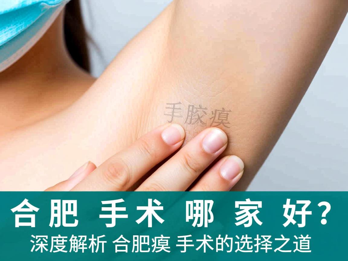 合肥腋臭手术哪家好？深度解析合肥腋臭手术的选择之道