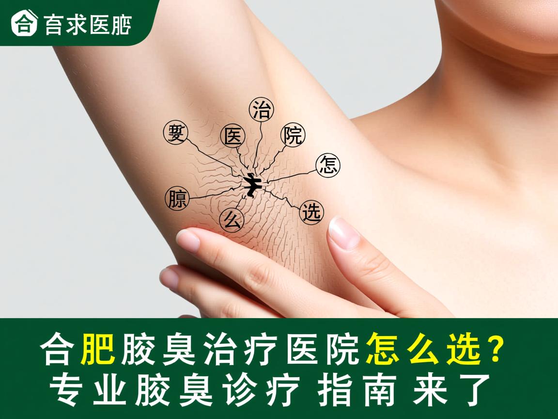 合肥腋臭治疗医院怎么选？专业腋臭诊疗指南来了