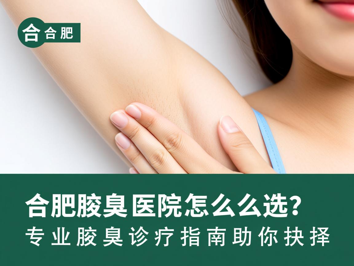 合肥腋臭医院怎么选？专业腋臭诊疗指南助你抉择