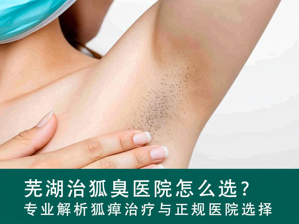 芜湖治狐臭医院怎么选？专业解析狐臭治疗与正规医院选择
