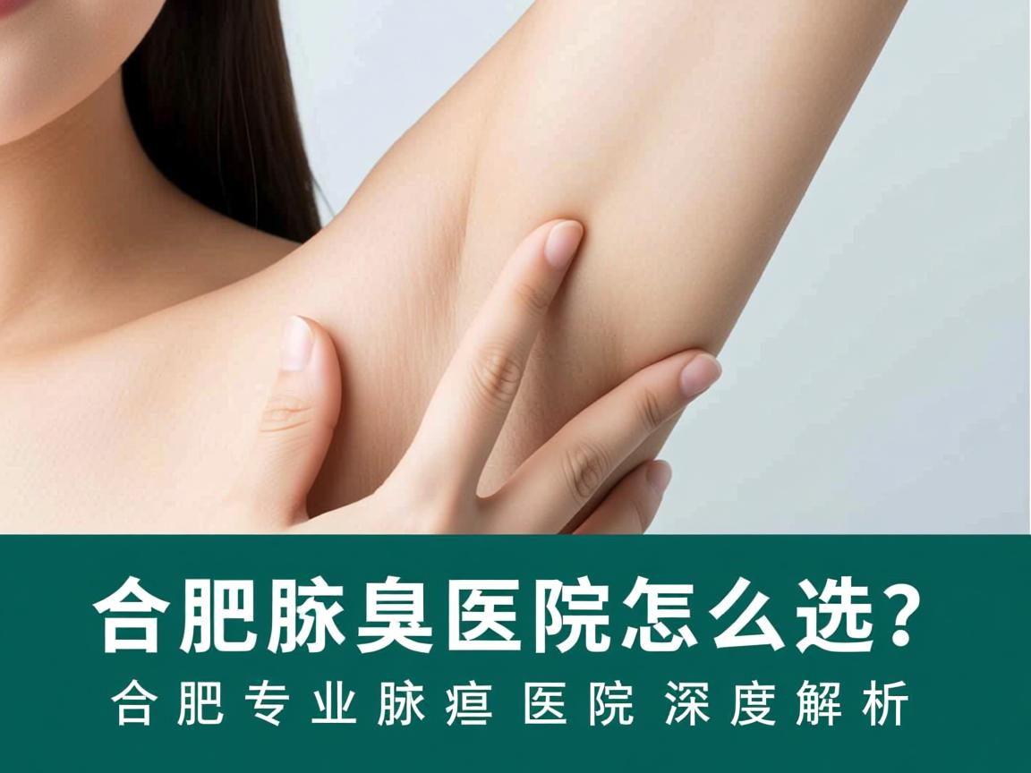 合肥腋臭医院怎么选？合肥专业腋臭医院深度解析