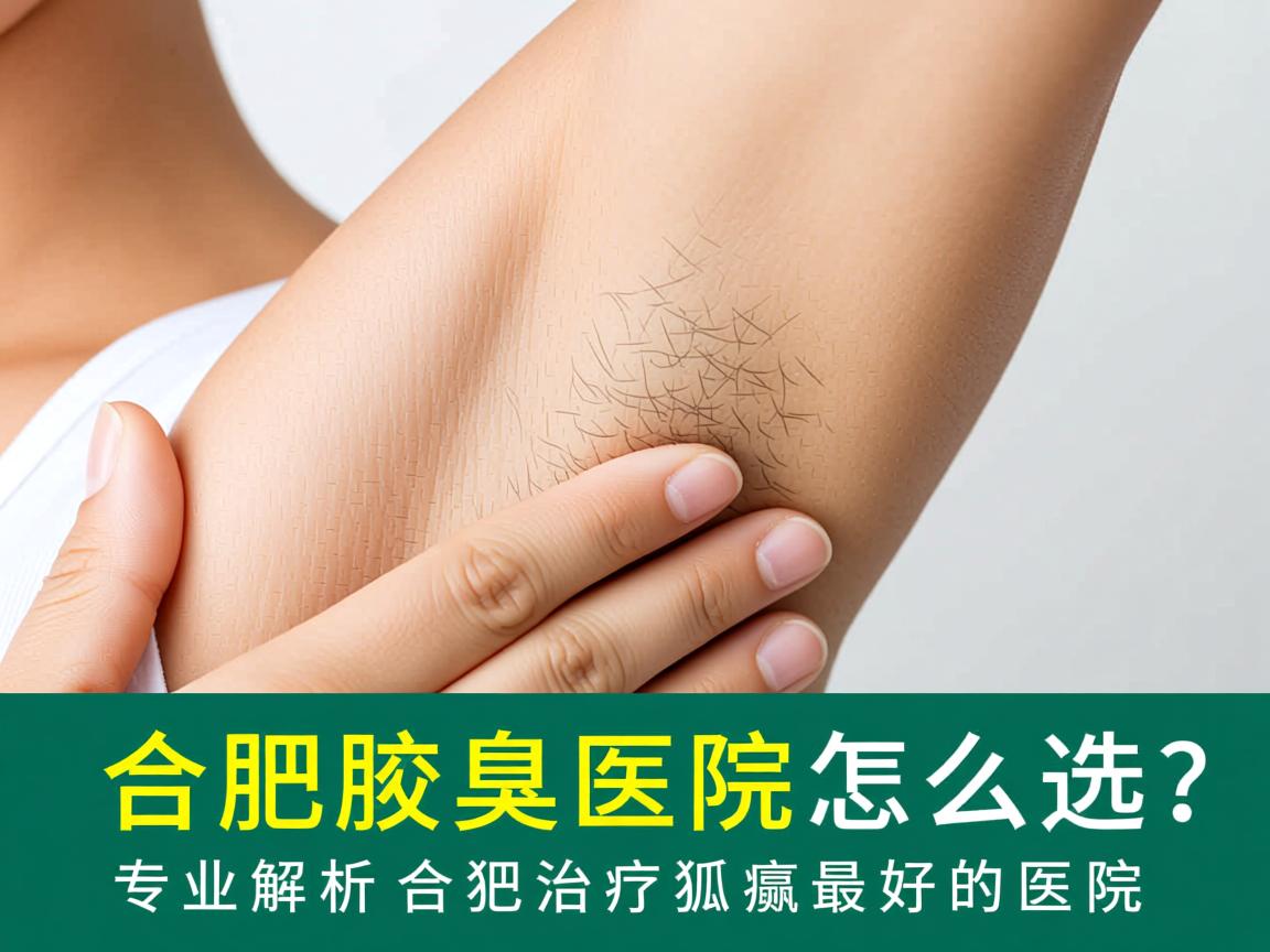 合肥腋臭医院怎么选？专业解析合肥治疗狐臭最好的医院