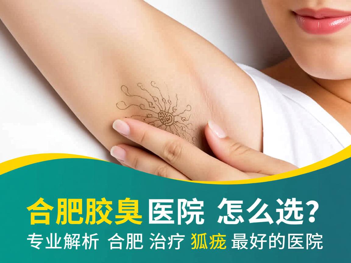 合肥腋臭医院怎么选？专业解析合肥治疗狐臭最好的医院