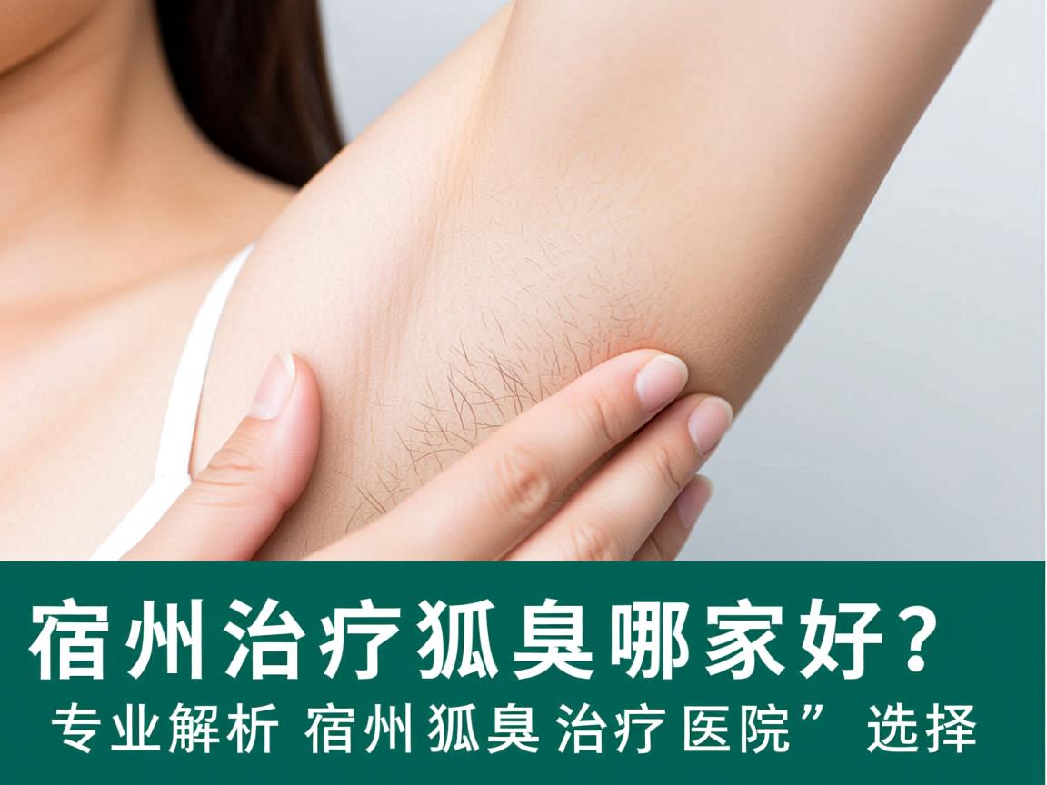 宿州治疗狐臭哪家好？专业解析宿州狐臭治疗医院的选择