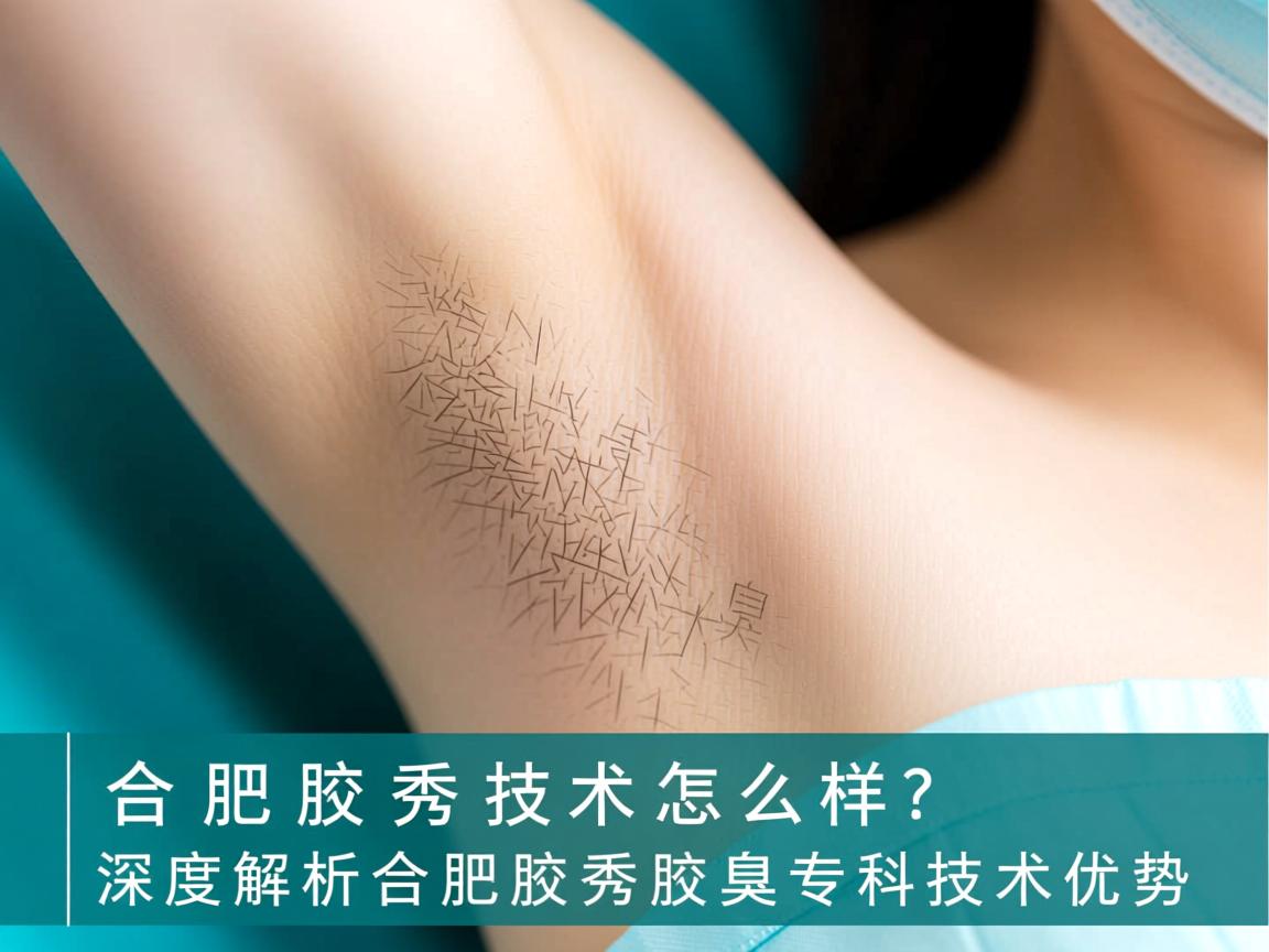 合肥腋秀腋臭技术怎么样？深度解析合肥腋秀腋臭专科技术优势