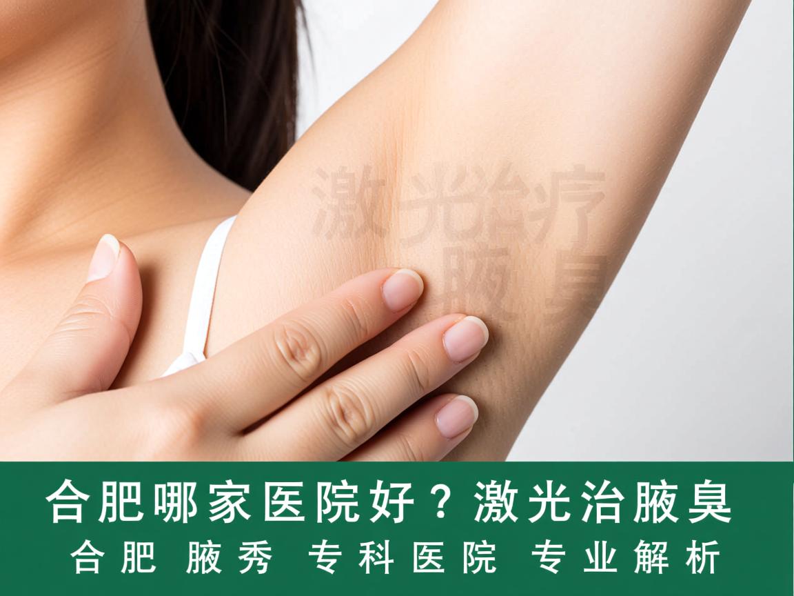 合肥哪家医院好？激光治疗腋臭，合肥腋秀专科医院专业解析