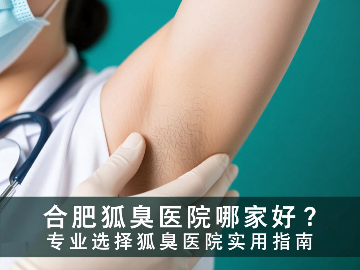 合肥狐臭医院哪家好？专业选择狐臭医院的实用指南