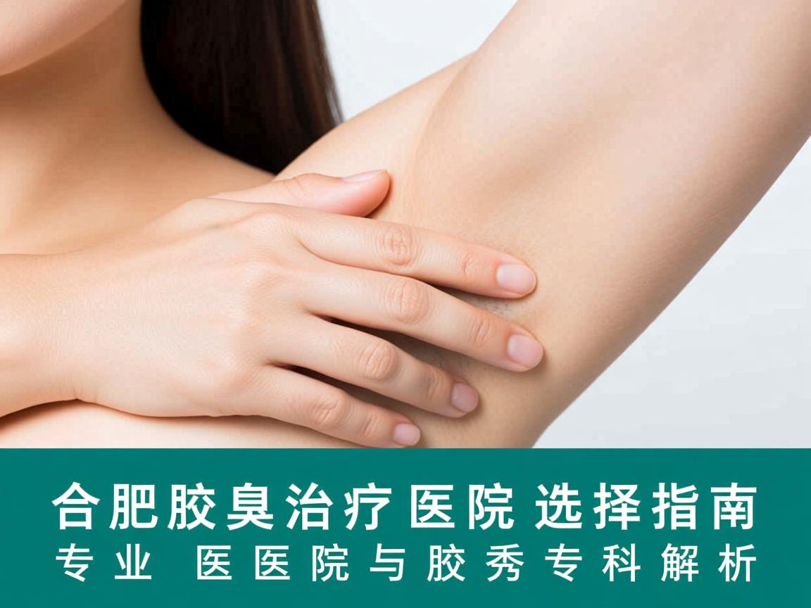 合肥腋臭治疗医院选择指南，专业医院与腋秀专科解析
