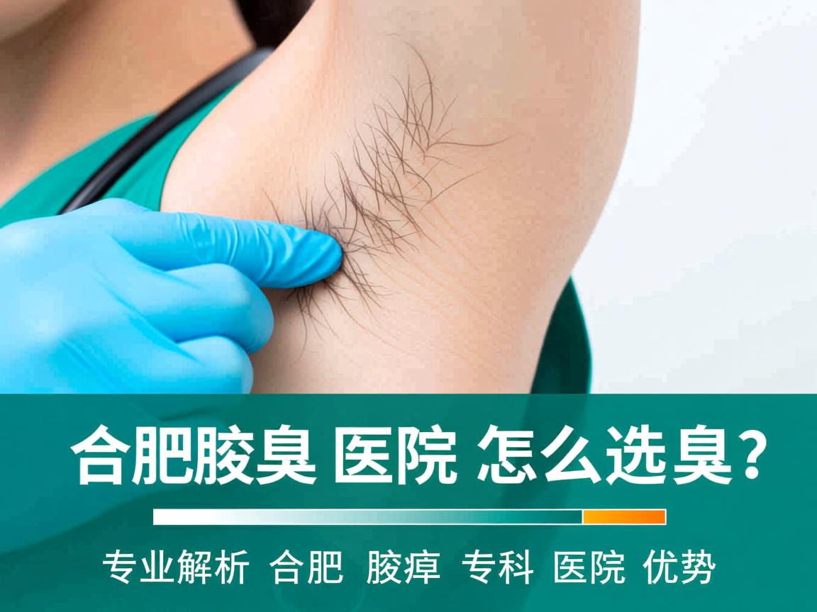 合肥腋臭医院怎么选？专业解析合肥腋臭专科医院优势