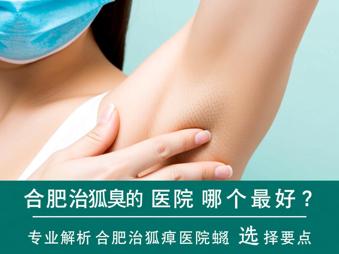 合肥治狐臭的医院哪个最好？专业解析合肥治狐臭医院的选择要点