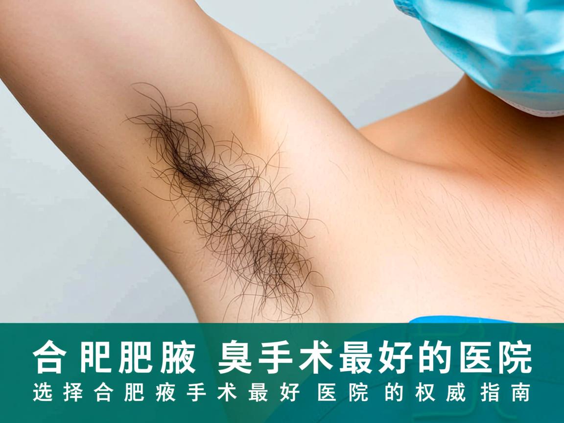 合肥腋臭手术最好的医院，选择合肥腋臭手术最好医院的权威指南