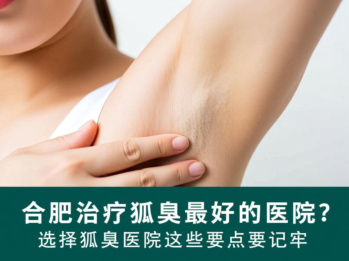 合肥治疗狐臭最好的医院？选择狐臭医院这些要点要记牢