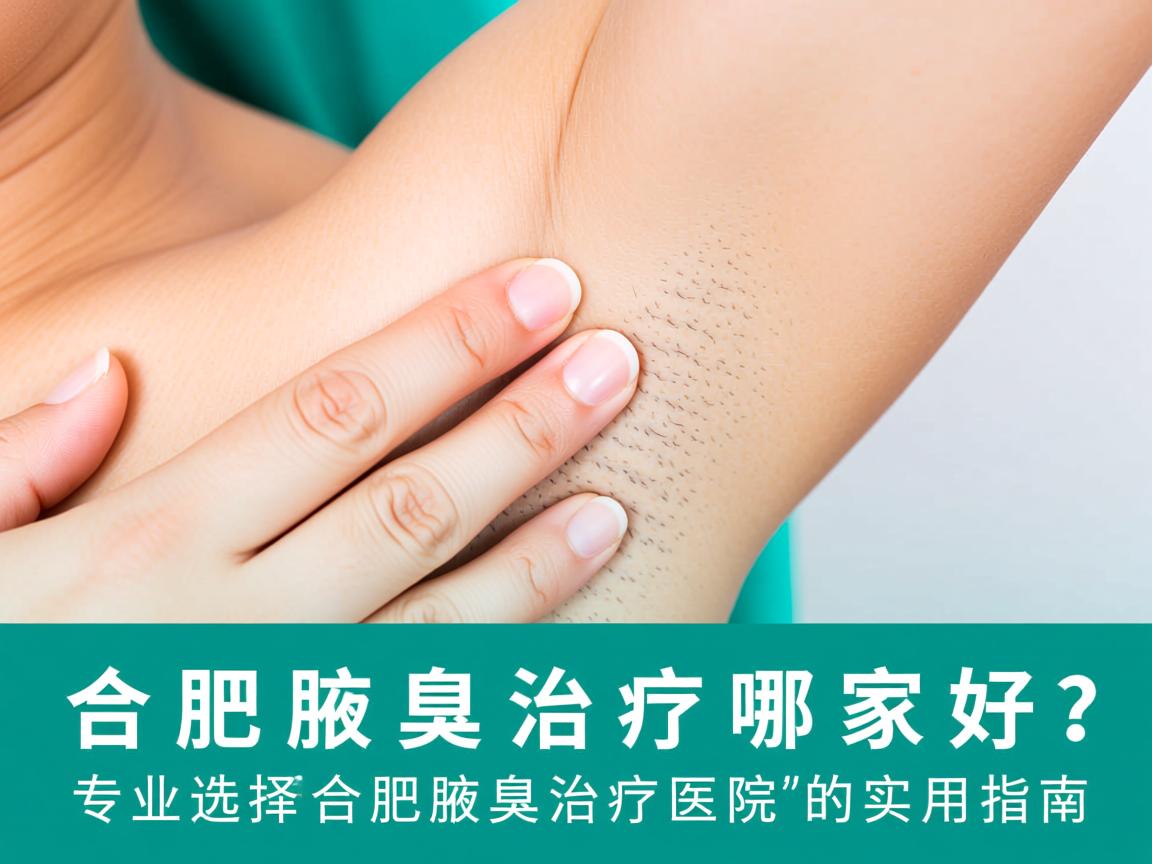 合肥腋臭治疗哪家好？专业选择合肥腋臭治疗医院的实用指南