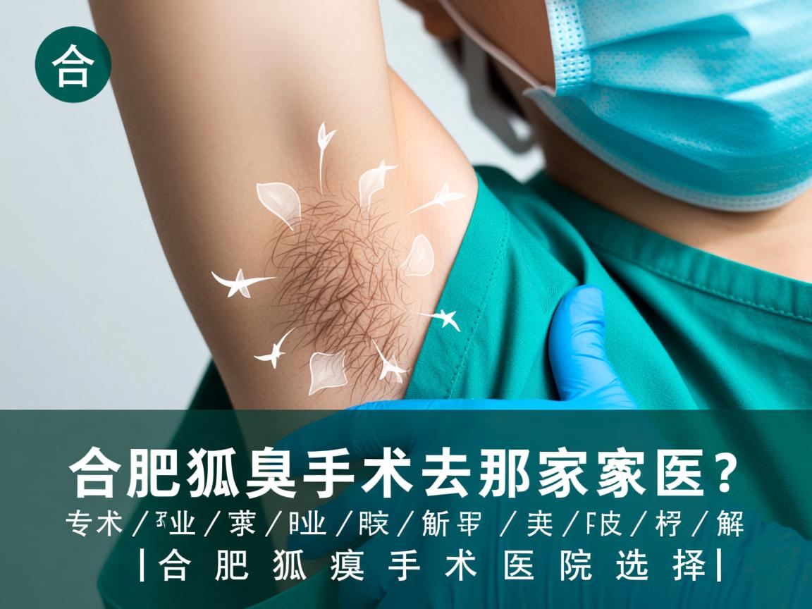 合肥狐臭手术去那家医院？专业解析合肥狐臭手术医院选择