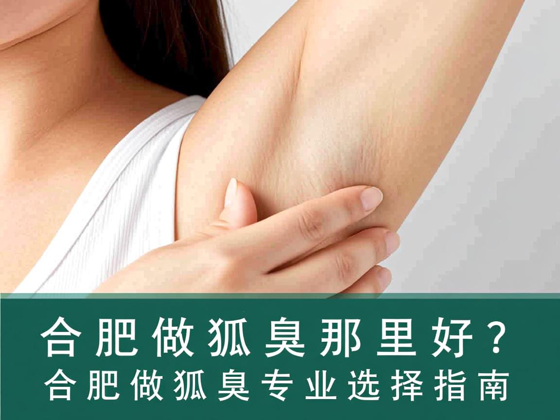 合肥做狐臭那里好？合肥做狐臭专业选择指南