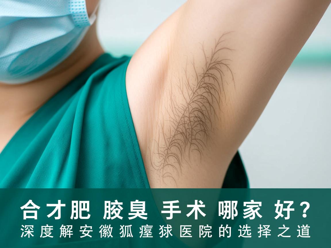 合肥腋臭手术哪家好？深度解析安徽狐臭医院的选择之道
