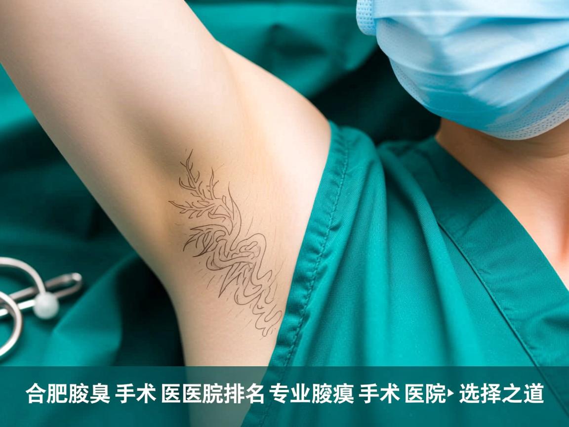 合肥腋臭手术医院排名，专业解析腋臭手术医院的选择之道