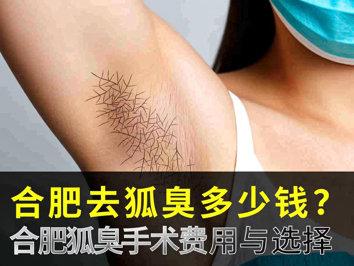 合肥去狐臭多少钱？详解合肥狐臭手术费用与选择