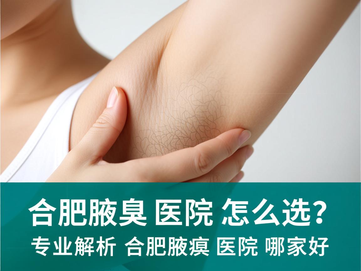合肥腋臭医院怎么选？专业解析合肥腋臭医院哪家好