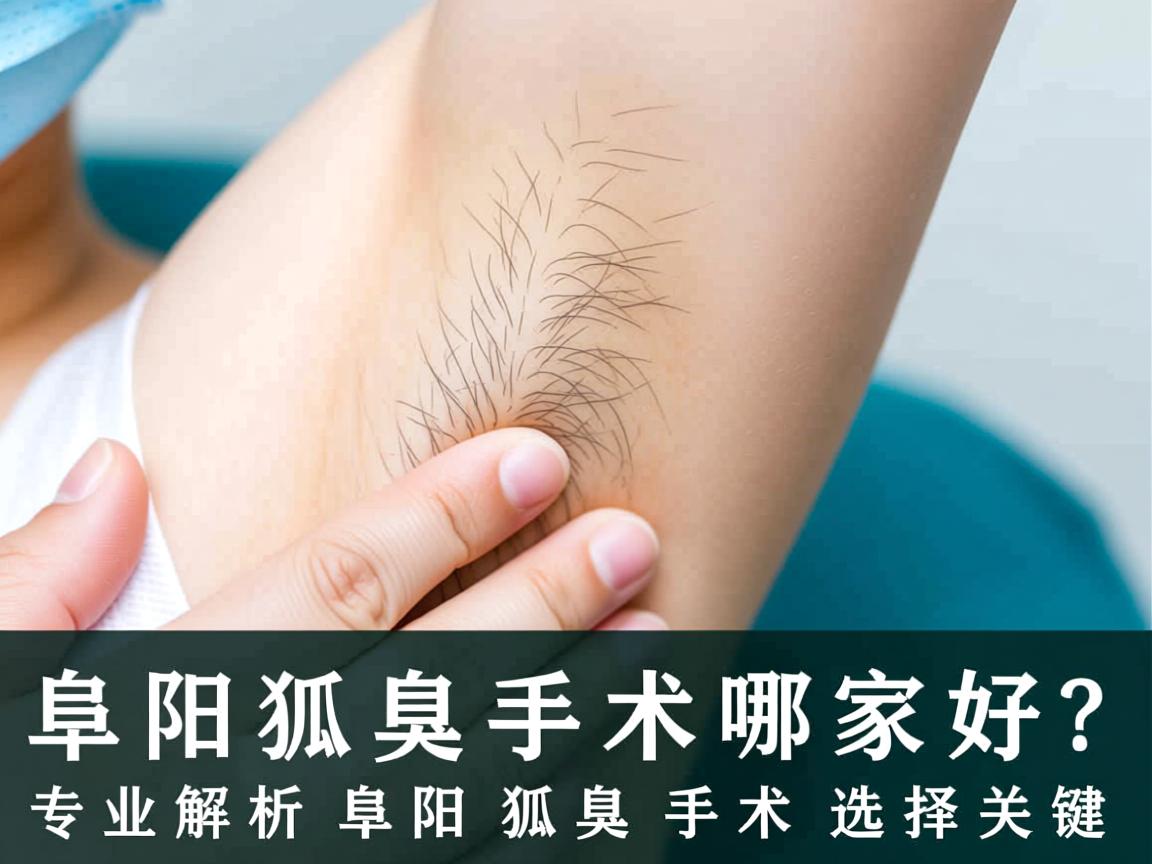 阜阳狐臭手术哪家好？专业解析阜阳狐臭手术选择关键