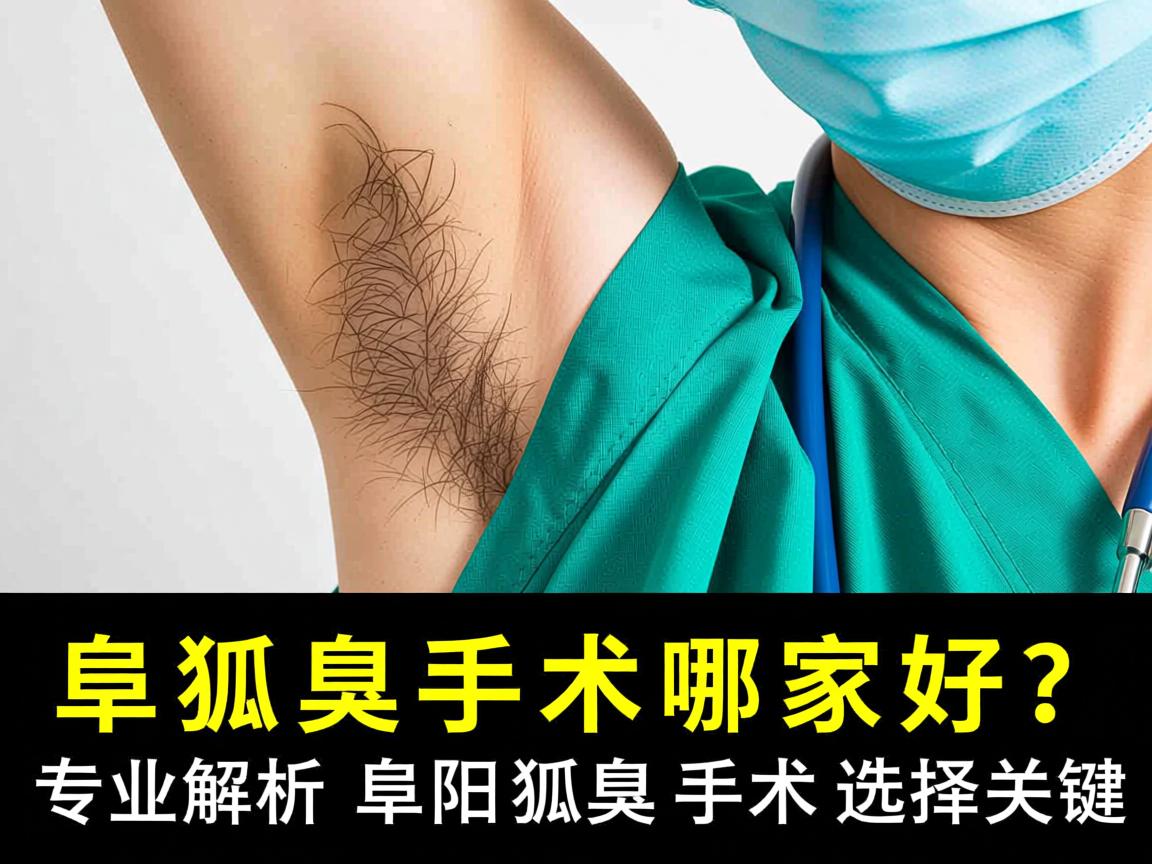 阜阳狐臭手术哪家好？专业解析阜阳狐臭手术选择关键