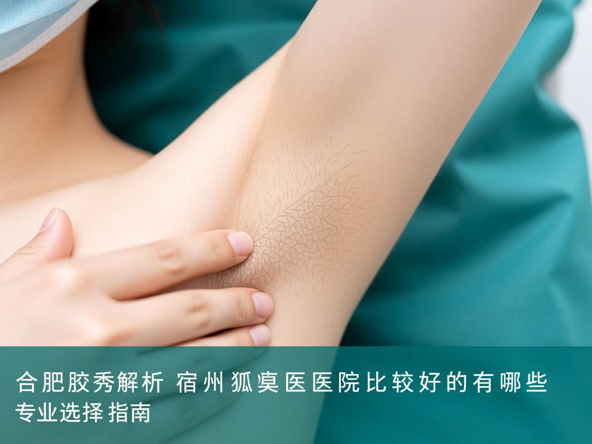 合肥腋秀解析，宿州狐臭医院比较好的有哪些，专业选择指南