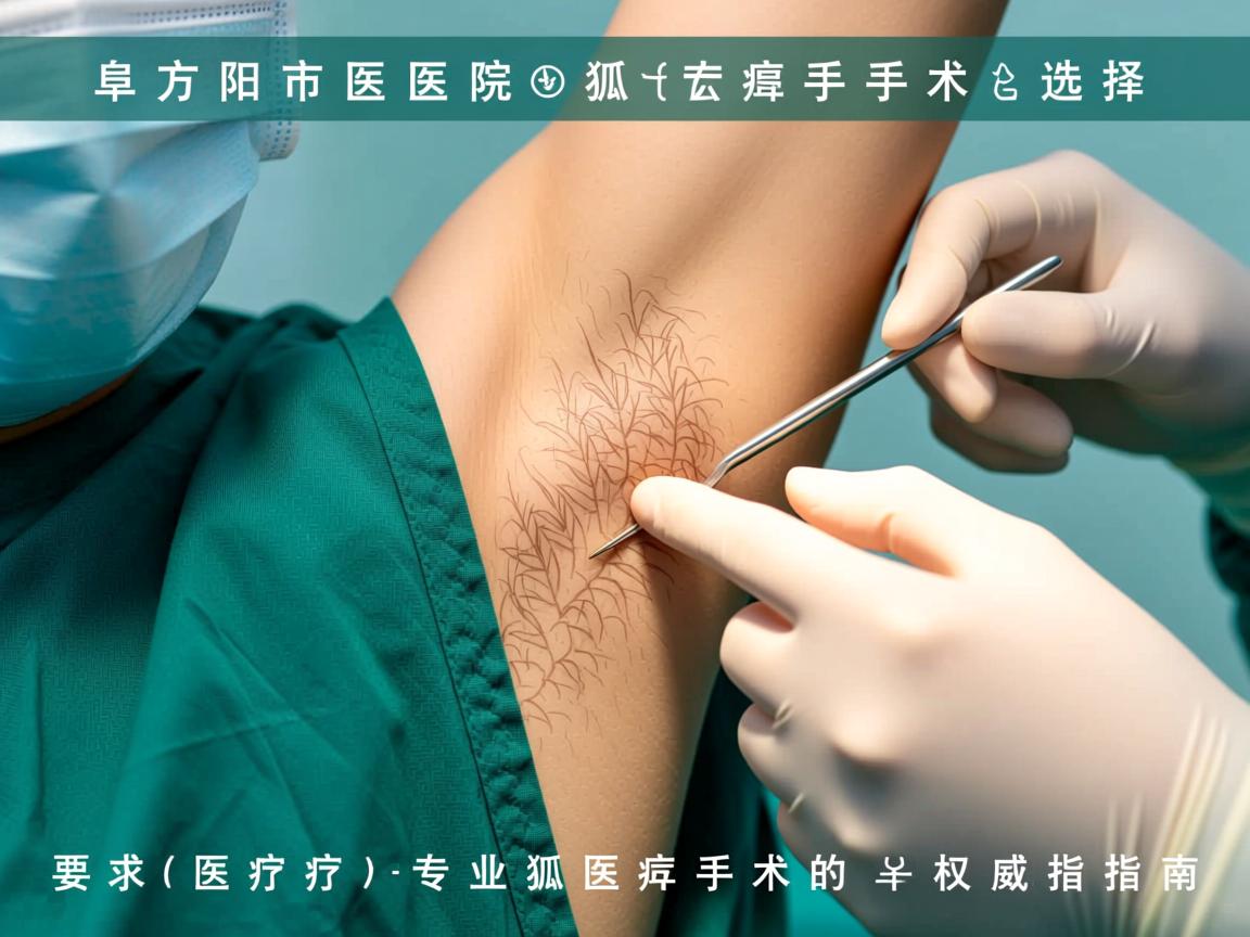 阜阳市医院狐臭手术选择，专业狐臭手术的权威指南