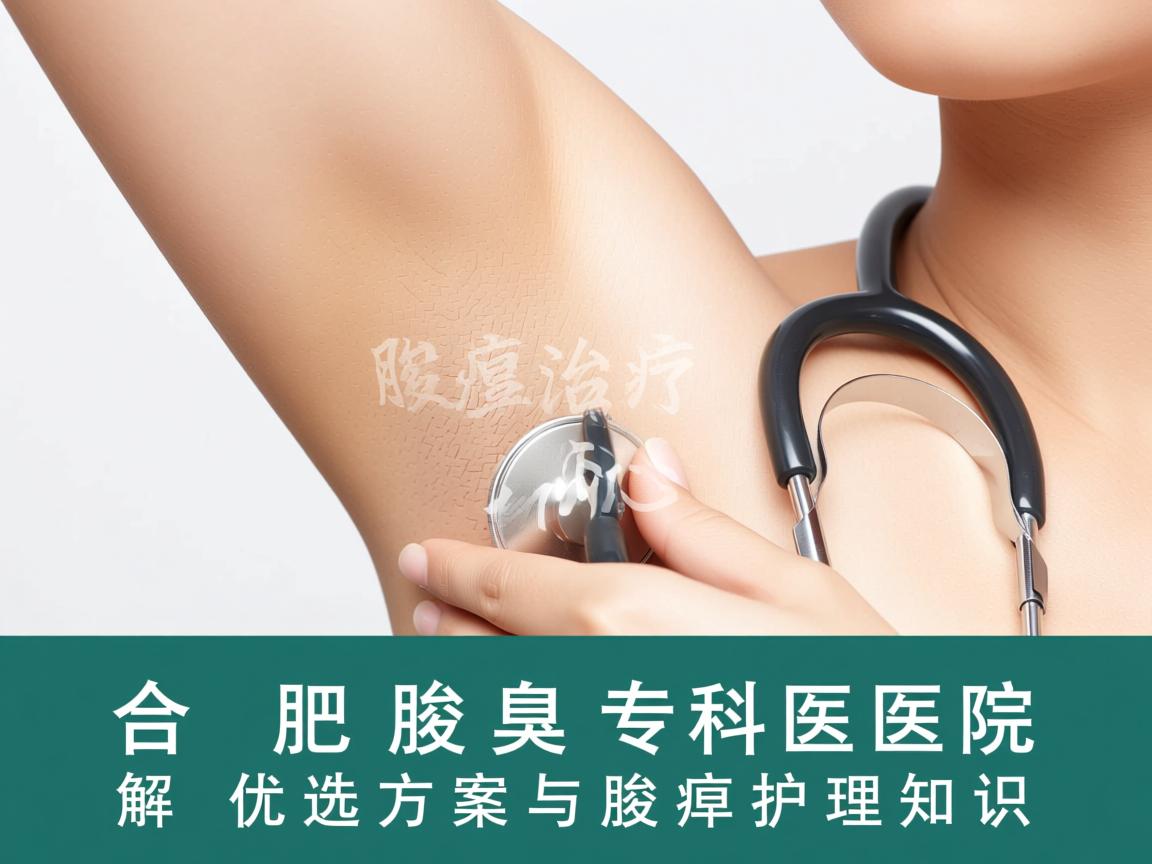 合肥腋臭专科医院，解析腋臭治疗的优选方案与腋臭护理知识